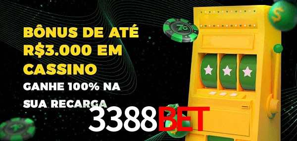 3388bet melhor bônus de depósito